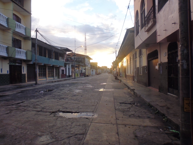Iquitos am Tag des Streiks